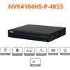 Dahua NVR registratore IP 4 canali PoE - NVR4104HS-P-4KS3 (4K) T