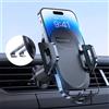 Miracase Supporto per cellulare auto 【2023 nuovo doppio gancio: supporto universale per cellulare auto, rotazione a 360 gradi, per iPhone 15/14/13/12 Pro Max Plus/Samsung e smartphone da 4-7 pollici