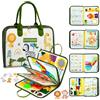 Almaxi Giochi Montessori Busy Board per Bambini 1 2 Anni, Giocattoli Sensoriali Educativo Giochi da Viaggio Libri Montessori, Regalo di Natale Compleanno per Bambini Bimba Bimbo1 2 3 4 5 Anni