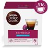 Nescafé capsule Dolce Gusto, aroma ESPRESSO DECAFFEINATO - conf. da 16 CAPSULE