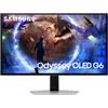 Samsung G60SD Monitor PC 68,6 cm (27") 2560 x 1440 Pixel Quad HD OLED Argento