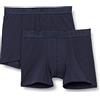 Schiesser Confezione da 2 Boxer Pantaloncino, Blu Notte_173534, 152 cm Bambini e Ragazzi