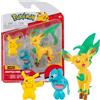 Pokémon Personaggi 5-8 cm Pikachu Wynaut & Leafeon 3-Pack - Giochi Nuovo 2022 - Figurine Action Figure - Licenza Ufficiale Giocattoli