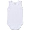 Bebitaly Intimo - Body Bianco Senza Manica 100% Cotone 0m