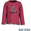 Blue Seven - Maglietta Maniche Lunghe Magenta Baby Bambina 12-18 m