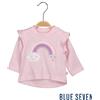 Blue Seven - Maglietta Maniche Lunghe Rosa Neonata ULTIMA TAGLIA 0-1 MESI 6-9 m