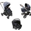 Chicco - Trio Mysa Con Seggiolino Auto Kory Essential Royal Blue
