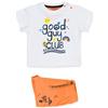 Losan - Completo Maglietta e Bermuda Arancioni Baby Bambino 12-18m