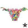 I Am Bikini - Costume Mutandina Pappagalli Baby Bambina 12m