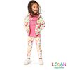 Losan - Giubbotto con Cappuccio a Fiori Baby Bambina 12-18m