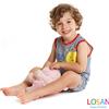 Losan - Pagliaccetto Bimbo Neonato Smanicato Colore Marino ULTIMA TAGLIA 3-6 MESI 18-24m