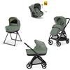 Inglesina - Trio Electa Con Seggiolino Auto Darwin Isize Recline Upper Black Con Telaio Iridio Black 2024