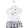 Losan - Vestito Manica Corta Baby Bimba Fantasia Pois 9-12m