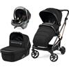 Peg Perego - Trio Vivace Lounge Modular Reclinabile ECE R129 Bronze Noir