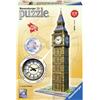 Ravensburger - 3D Puzzle 216 PZ. Simboli e Monumenti Big Ben + Real Clock