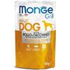 Monge Grill Bocconcini Con Pollo e Tacchino Bustine Da 100g Cani Adulti