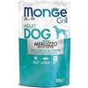 Monge Grill Bocconcini Con Merluzzo Bustine Da 100g Cani Adulti