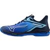 Mizuno Scarpe da tennis da uomo Mizuno Wave Exceed Tour 6 AC Mugen Blue/White/Dress Blues EUR 44