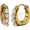SANICO SRL BJT315 ORECCHINI DOLORES PEARL GOLD PLATED