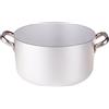Baldassare Agnelli Pentole Agnelli ALMA10426 Casseruola Alta con Maniglie, Alluminio, 26 cm