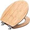 Cornat Ligna Plus - Sedile WC in vero legno di pino, piacevole sensazione di seduta, elegante effetto legno adatto a qualsiasi bagno, sedile toilette, copriwater, KSLIGESC