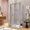 DEGHI Box doccia 70x90 apertura saloon con vetro anticalcare trasparente e profilo cromo 195h - Lost