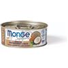 Monge Supreme Cat Lattina Multipack 24x80G TONNO CON RISO E COCCO