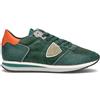 PHILIPPE MODEL Seneaker uomo verde in suede