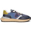 PHILIPPE MODEL Sneaker uomo blu in pelle