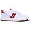 SAUCONY - JAZZ COURT Senaker donna bianca/rossa in pelle