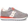 SAUCONY - SHADOW ORIGINAL Sneaker donna grigia/arancio in suede