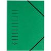PAGNA Cartellina verde con elastico in cartoncino A4 PAGNA