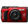 Om System Fotocamera Compatta Risoluzione 12,7 MP Sensore CMOS Video in 4K colore Rosso - OMSTG7R
