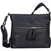 Gabor Anthina, Borsa a tracolla Donna, Nero (Black), 28x9x23