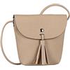 TOM TAILOR Ida Special, Borsa a Tracolla Senza Cerniera Donna, Beige, 17x4,5x16 (LxBxH)