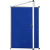 VIZ-PRO Bacheca con serratura, a prova di manomissione, 900 x 600 mm