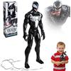 YISKY Venom Figure, Venom Action Figure 30 cm, Venom Model Toy, Titan Hero Serie Venom, Figura Venom Legends Series, Carnage Anime Action in Personaggi, Grande giocattolo per bambini dai 4 anni