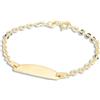 GioiaPura Bracciale Bambino Con Targa Oro 18kt Gioiello Gioiapura Oro 750 GP-SVBA080GGT1