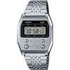 Casio Vintage Argentato/Acciaio Orologio Unisex A1100D-1EF