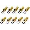 Premium X 10x F-plug 8 mm con anello di tenuta in gomma per cavo coassiale cavo antenna cavo coassiale