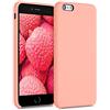 kwmobile Cover per Apple iPhone 6 Plus / 6S Plus Custodia - Back Case per Smartphone in Silicone TPU - Protezione Gommata - pompelmo rosa