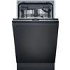 Siemens iQ300 SR73EX24ME. Posizionamento dell'apparecchio: A scomparsa totale, Dimensione: Compatta (45 cm), Colore pannello di controllo: Nero. Numero di coperti: 10 coperti, Classe emissione rumore: B, Emissione acustica: 44 dB. Classe efficienza ene...