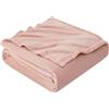 EHEYCIGA Coperta Pile Matrimoniale Maxi, Plaid Letto Coperte Pile di Flanella Calda Morbida, King 230x270 Rosa