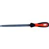 BAHCO Lima triangular para afilado ERGO™ con mango bi-componente, picado entrefino, 200 mm