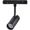 M LEDME Faretto Led da binario magnetico 16mm 7W nero orientabile Bianco neutro 4000K M LEDME