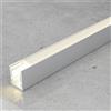 M LEDME Profilo Led piatto U Fix per strisce Led 12-24V a superfice 2 metri in alluminio M LEDME