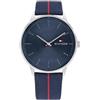 Tommy Hilfiger Orologio Analogico al Quarzo da Uomo Con Cinturino In Nylon Blu Navy - 1791844