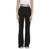 Noisy May Pantaloni a Zampa in Vita Elastica con Gamba a Zampa, Colore:Nero, Taglia:XL