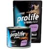 Prolife Sterilised Grain Free umido per gatti anziani (manzo) - 6 bustine da 85gr.