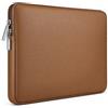 RAINYEAR make life easier RAINYEAR 15,6 Pollici Custodia Protettiva per Laptop PC Computer Sleeve Impermeabile Caso Synthetic PU Morbide Leather Borsa, Compatibile con 15,6 Notebook Ultrabook Chromebook,Marrone